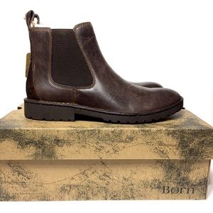 born julian dark chelsea boot